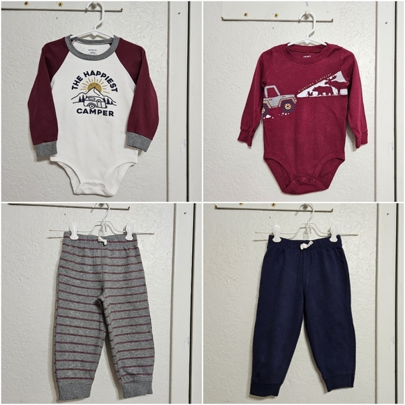 Carter's Other - "Carter's" Mix & Match Set of Onesies & Bottoms Size 24 Months